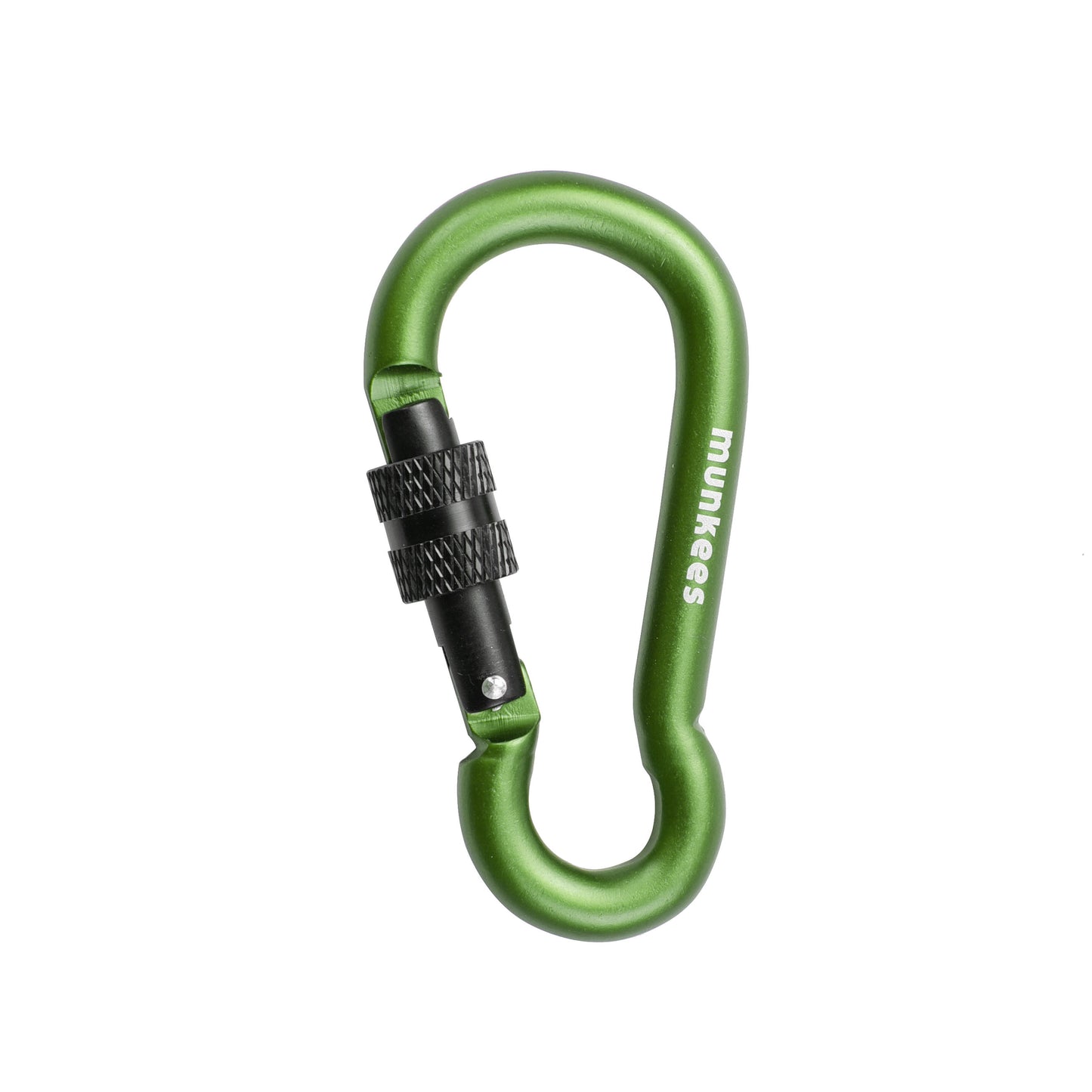 munkees Karabiner Birnenform mit Schraubverschluss 70 mm