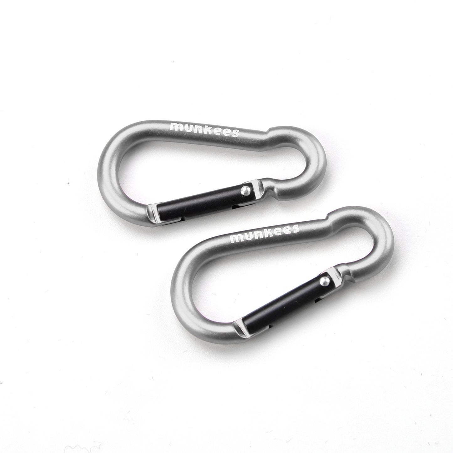 munkees Karabiner Birnenform 2 Stück Verpackung Produktübersicht