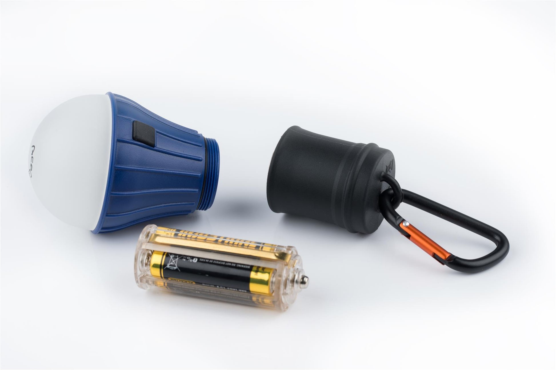 AceCamp LED Zeltlampe Blau Verpackung mit Produktbeschreibung