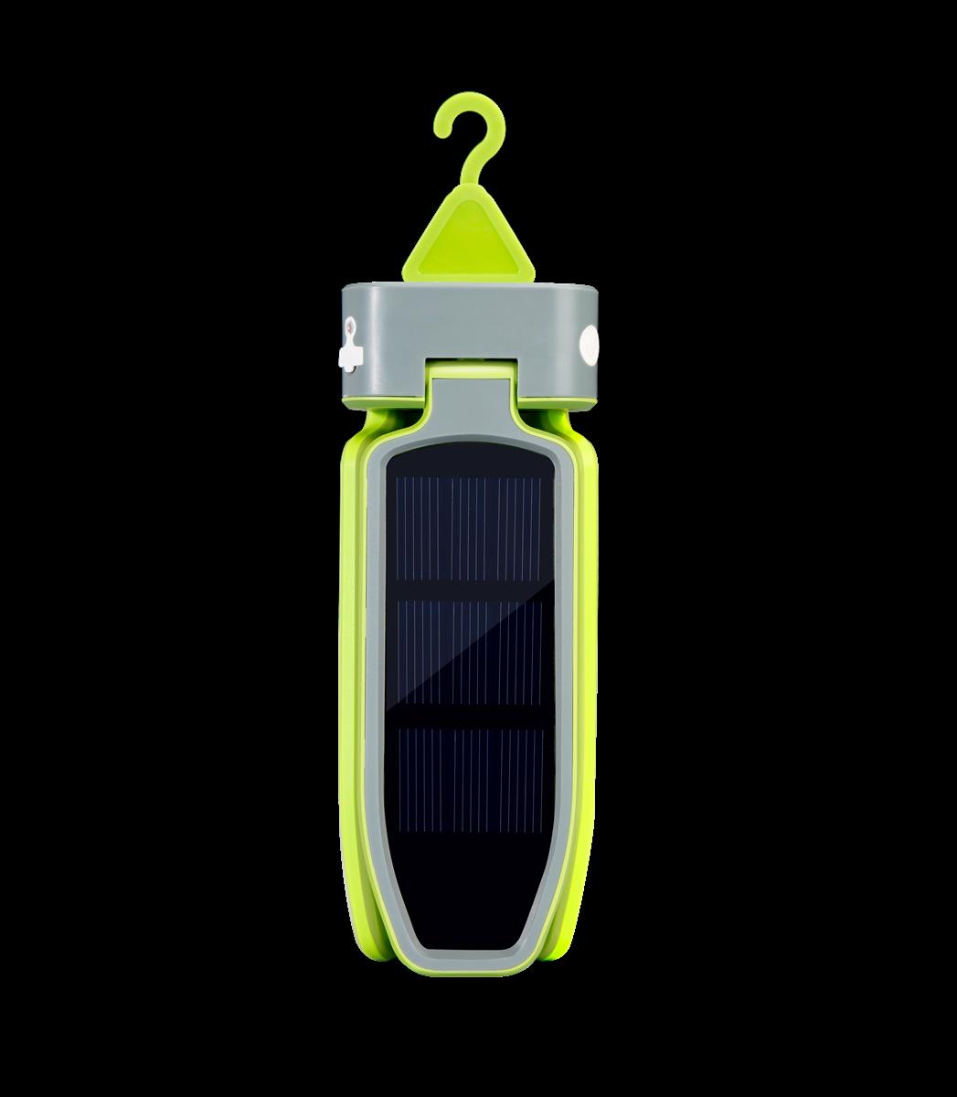 SURYA Solarlampe Haken Befestigungsmöglichkeit Nahaufnahme