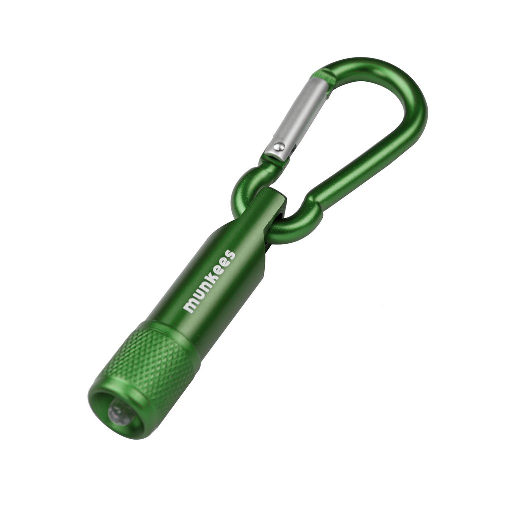 munkees LED Taschenlampe mit Karabiner