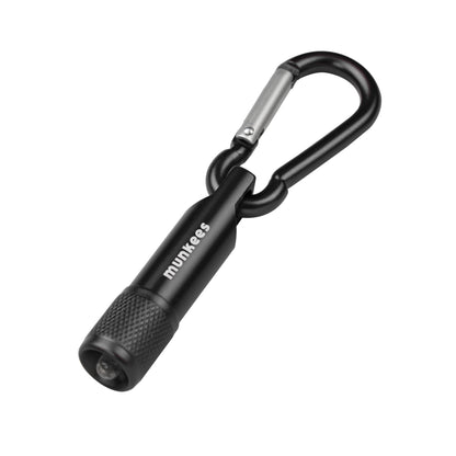munkees LED Taschenlampe mit Karabiner