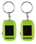 Munkees Mini Solar Dynamo Taschenlampe 2er-Set Hauptansicht beide Lampen