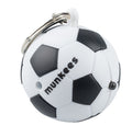 munkees Fußball Schlüsselanhänger mit LED und Sound in Schwarz-Weiß