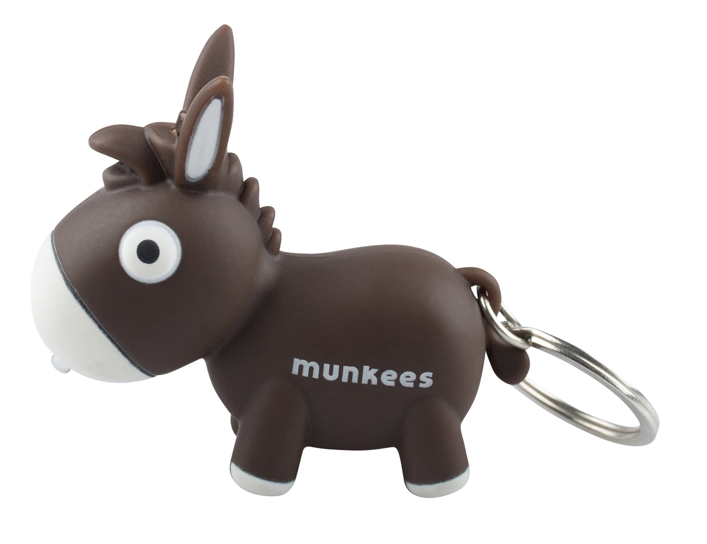 munkees Esel – LED-Licht & Tiergeräusch am Schlüsselanhänger