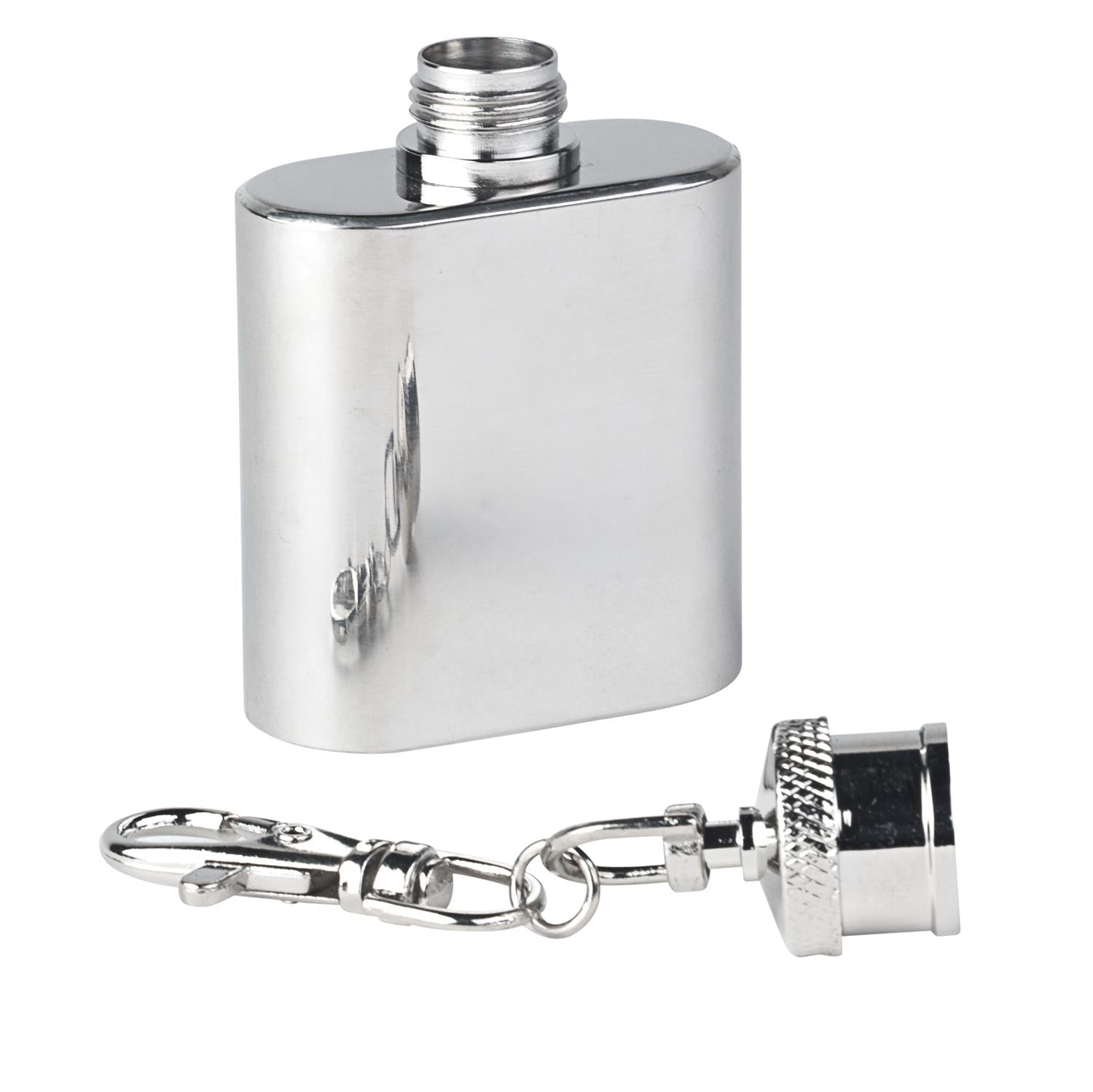 KIPPIS Flachmann-Set munkees Gravur und Verschlussdeckel Nahaufnahme