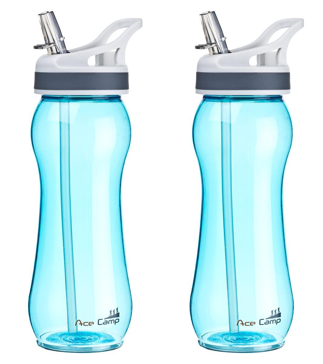 Detailaufnahme des Trinkhalms der AceCamp TRITAN Trinkflasche BPA-frei