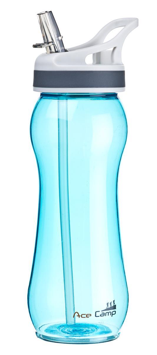 AceCamp TRITAN Trinkflasche mit Trinkhalm in Originalverpackung mit Logo