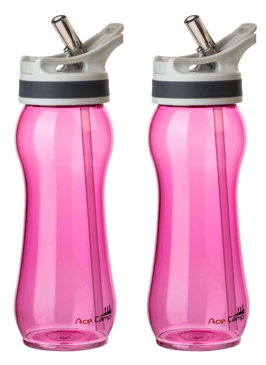 AceCamp TRITAN Trinkflasche BPA-frei mit Trinkhalm Skala Milliliter-Markierung Detail
