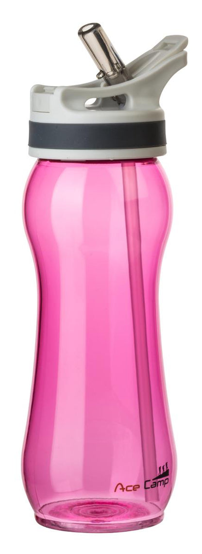 AceCamp TRITAN Trinkflasche Trinkhalm-Detail in Nahaufnahme von oben