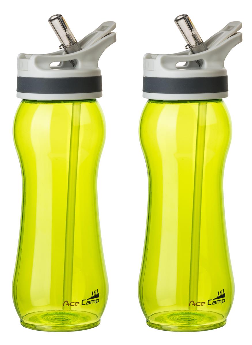 AceCamp TRITAN Trinkflasche BPA-frei Farbvarianten Blau Rosa Transparent nebeneinander
