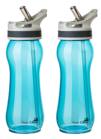Detailaufnahme des Trinkhalms der AceCamp TRITAN Trinkflasche BPA-frei