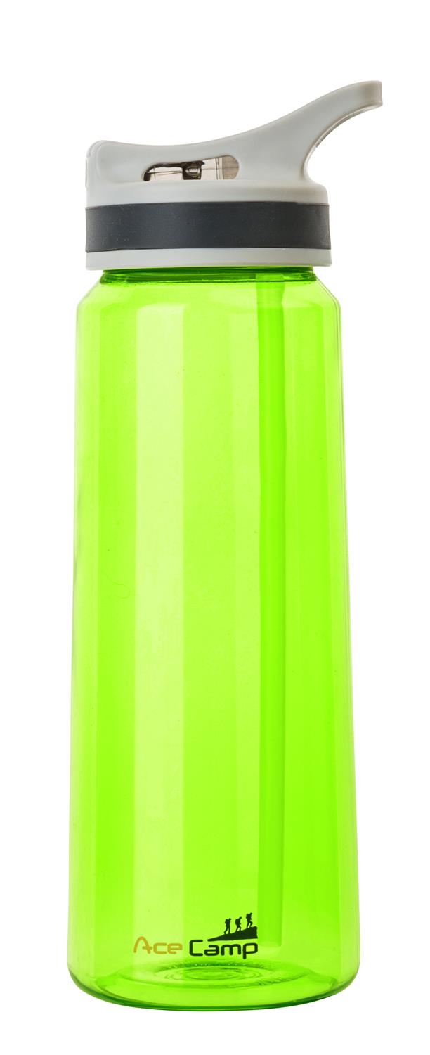 AceCamp TRITAN Trinkflasche BPA-frei zerlegt mit allen Einzelteilen