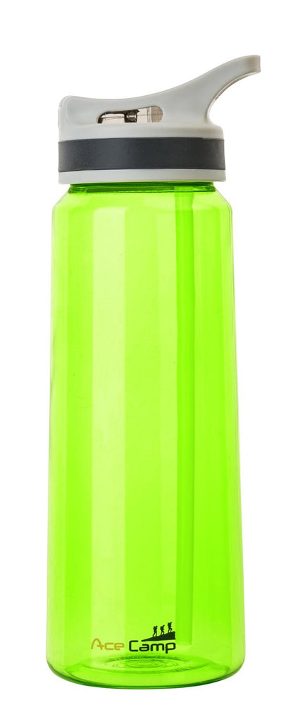 AceCamp TRITAN Trinkflasche BPA-frei zerlegt mit allen Einzelteilen