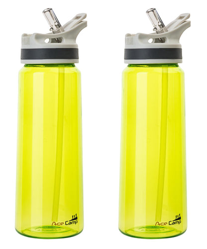AceCamp TRITAN Trinkflasche BPA-frei Tragegriff Karabiner-Öse Detailansicht