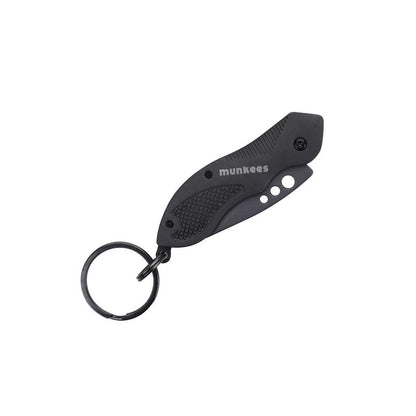 munkees Klappmesser II Anthrazit kompaktes Outdoor-Messer in geschlossenem Zustand