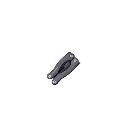 Munkees Edelstahl Multitool in der Hand gehalten Größenvergleich