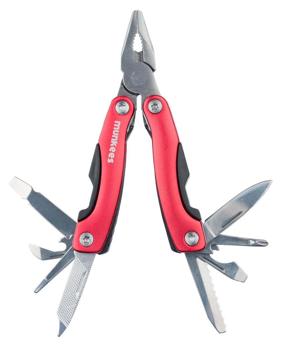 munkees 9-Funktionen Multi Tool Schraubenzieher und Werkzeuge ausgeklappt