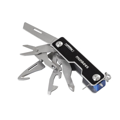 munkees Taschenmesser Lock alle 12 Funktionen ausgeklappt Detailansicht