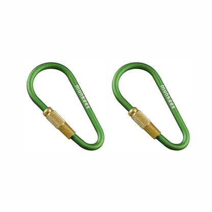 munkees Mini Link Karabiner mit Schraubverschluss (2 Stück)