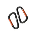 munkees Karabiner D-Form – 2 Stück Ø 6 x 60 mm