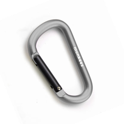 munkees Karabiner D-Form Ø 8 x 80 mm