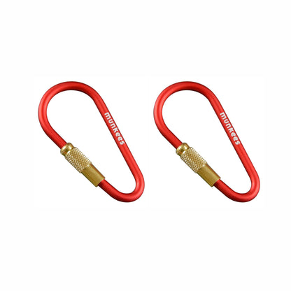 munkees Mini Link Karabiner mit Schraubverschluss (2 Stück)