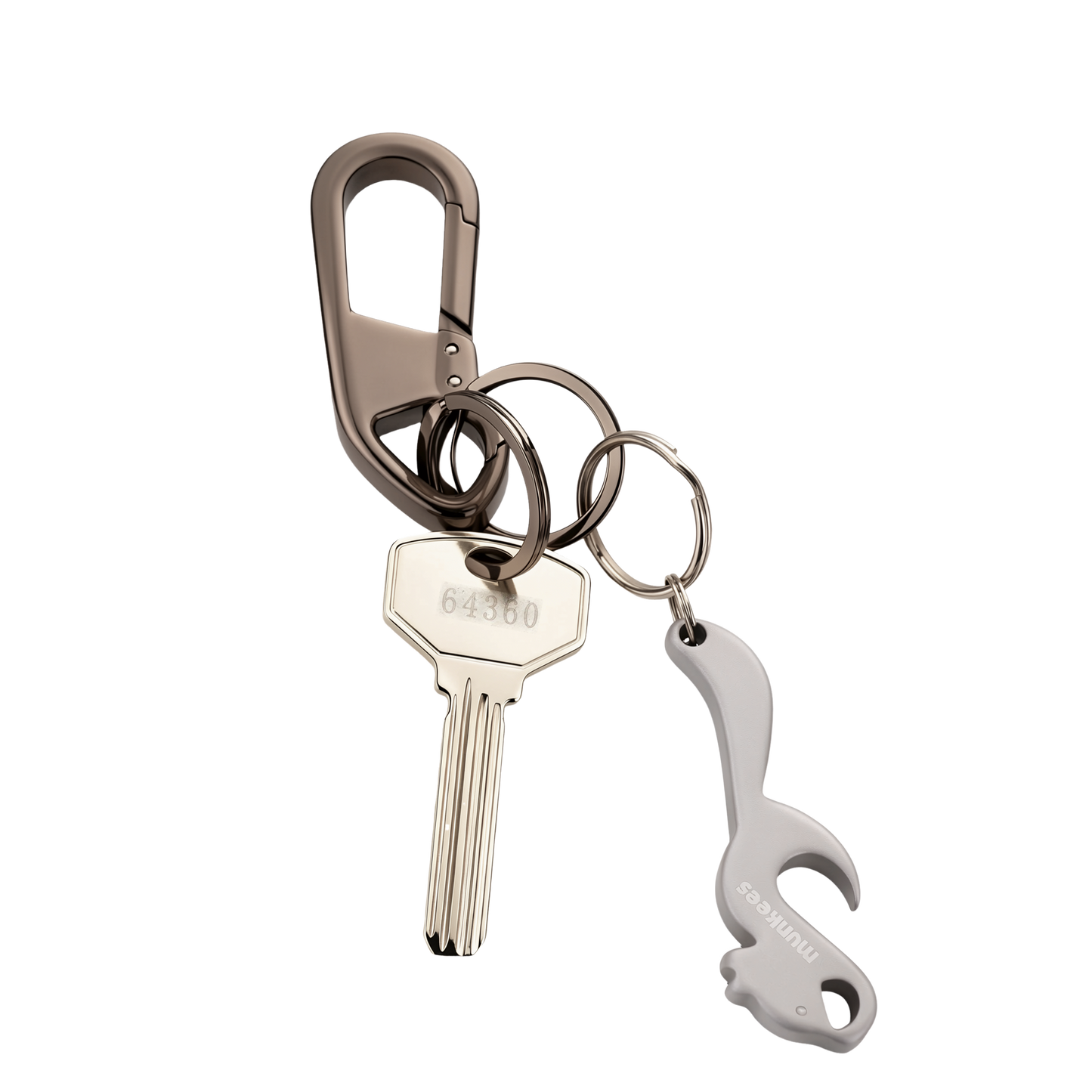 munkees Karabiner DOUBLE – stabiler Doppelkarabiner