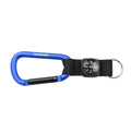 Munkees Karabiner mit Kompassband und Schlüsselring in Silber