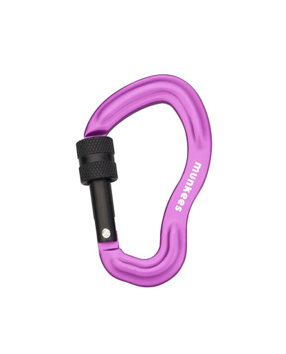 munkees Karabiner mit Schraubverschluss "Ohr"