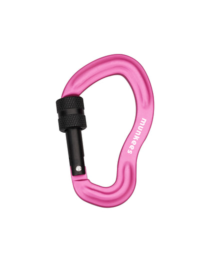 munkees Karabiner mit Schraubverschluss "Ohr"