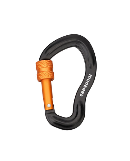 munkees Karabiner mit Schraubverschluss "Ohr"