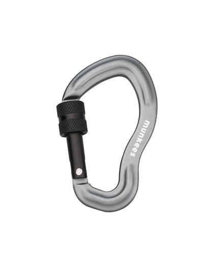 munkees Karabiner mit Schraubverschluss "Ohr"
