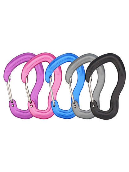 munkees Karabiner mit Drahtschnapper – 2 Stück