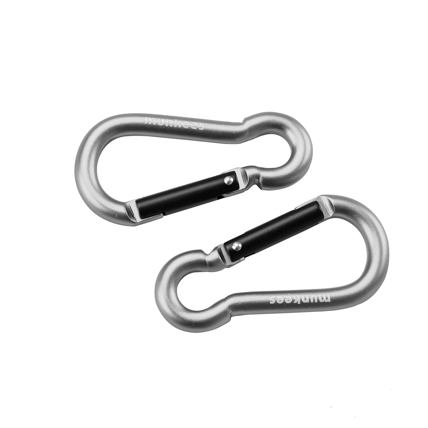 munkees Karabiner-Schlüsselanhänger Birnenform (2 Stück) – Ø 6 x 60 mm