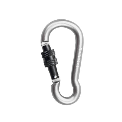munkees Karabiner Birnenform mit Schraubverschluss 70 mm