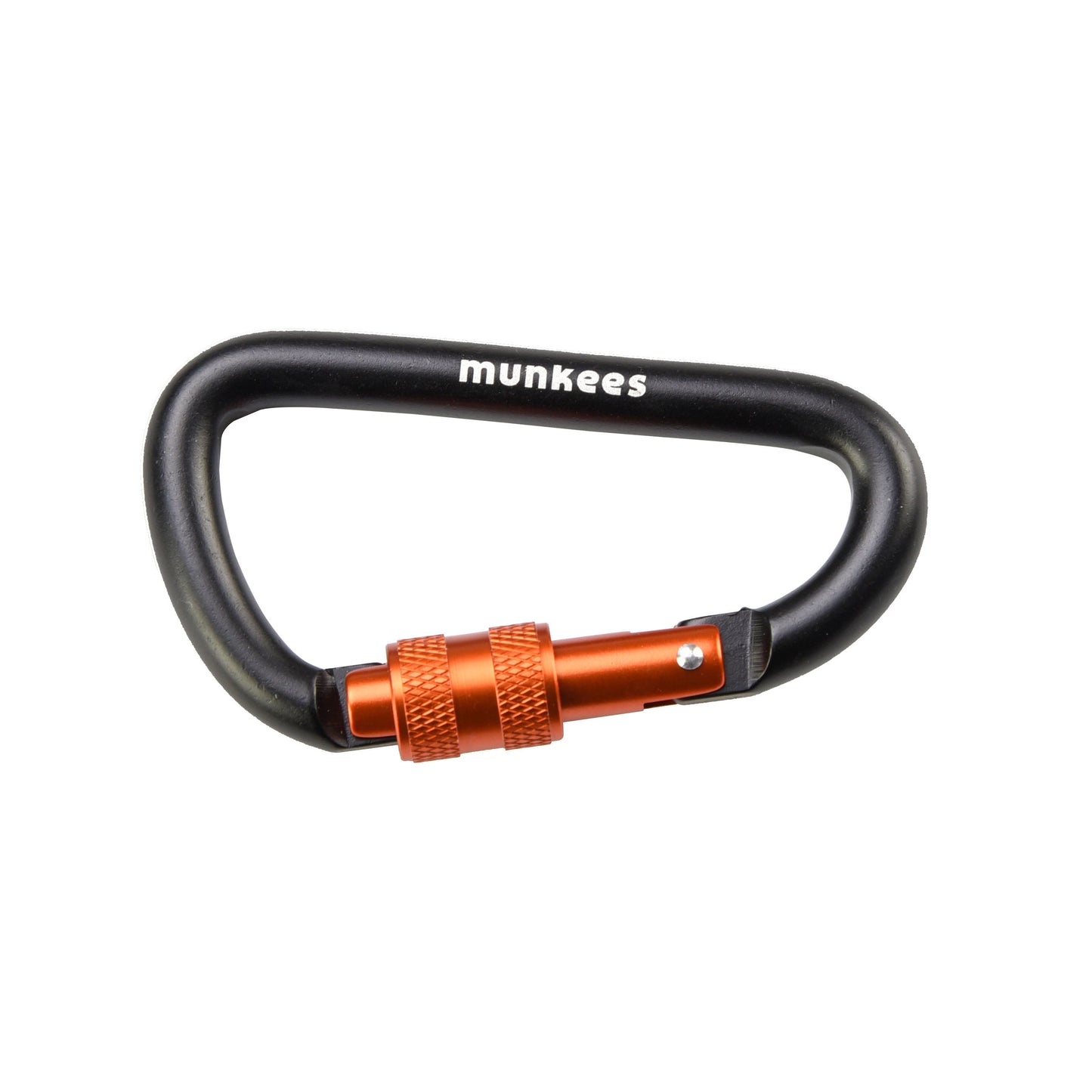 Karabiner D-Form mit Schraubverschluss – Ø 8 x 80 mm