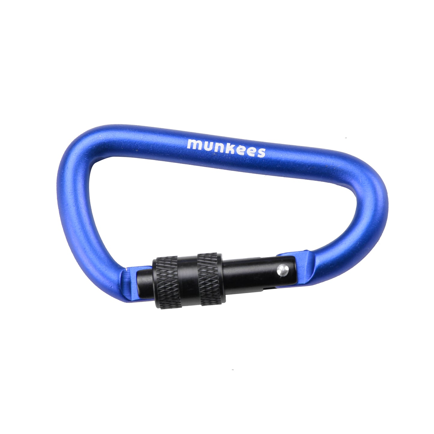 munkees Karabiner D-Form mit Schraubverschluss Ø 8 x 80 mm