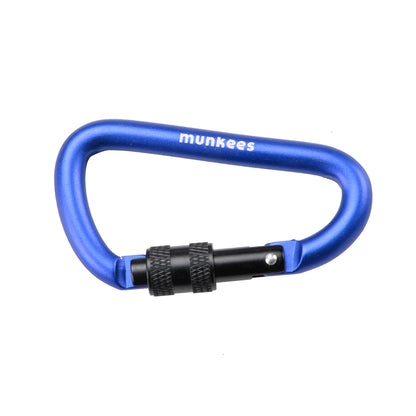 munkees Karabiner D-Form mit Schraubverschluss Ø 8 x 80 mm