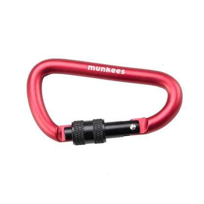 Karabiner D-Form mit Schraubverschluss – Ø 8 x 80 mm