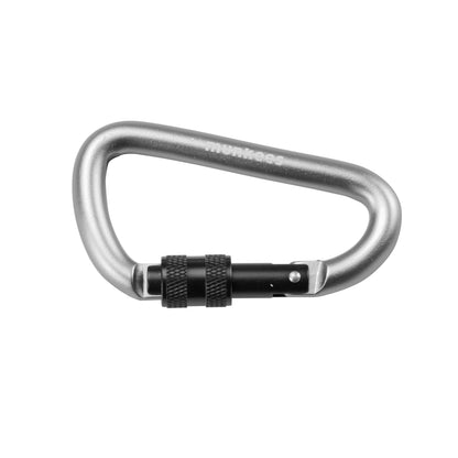Karabiner D-Form mit Schraubverschluss – Ø 8 x 80 mm