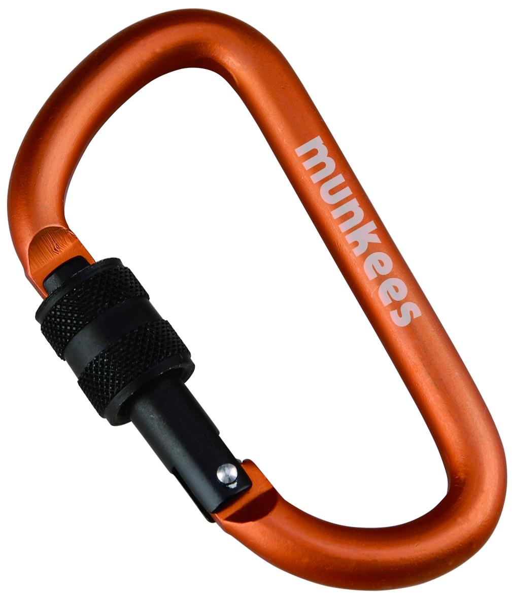 Karabiner D-Form mit Schraubverschluss – Ø 8 x 80 mm