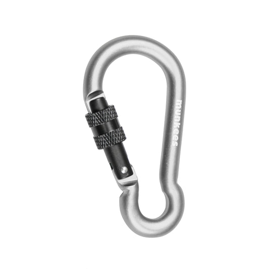 munkees Karabiner Birne mit Schraubverschluss