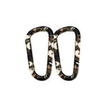 munkees Karabiner Dessert Camo 2 Stück in Tarnfarben Wüstenoptik