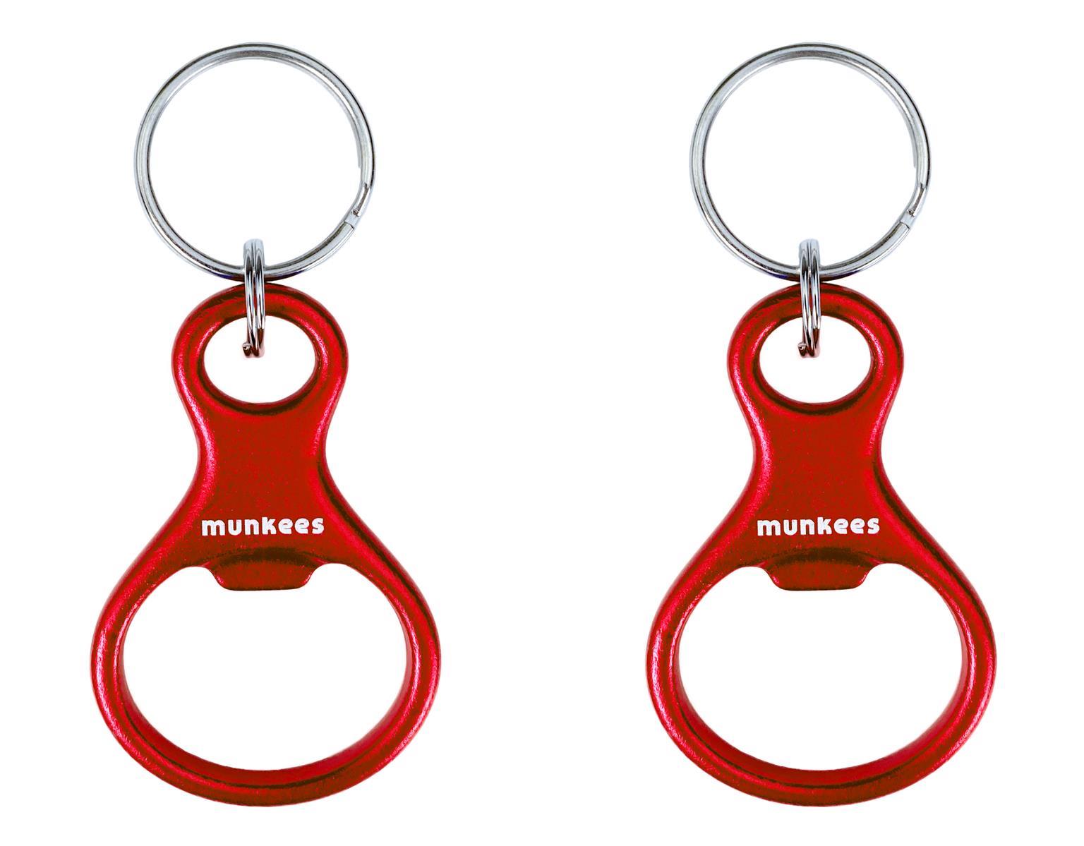 munkees Achter Schlüsselanhänger Flaschenöffner mehrere Farben Varianten