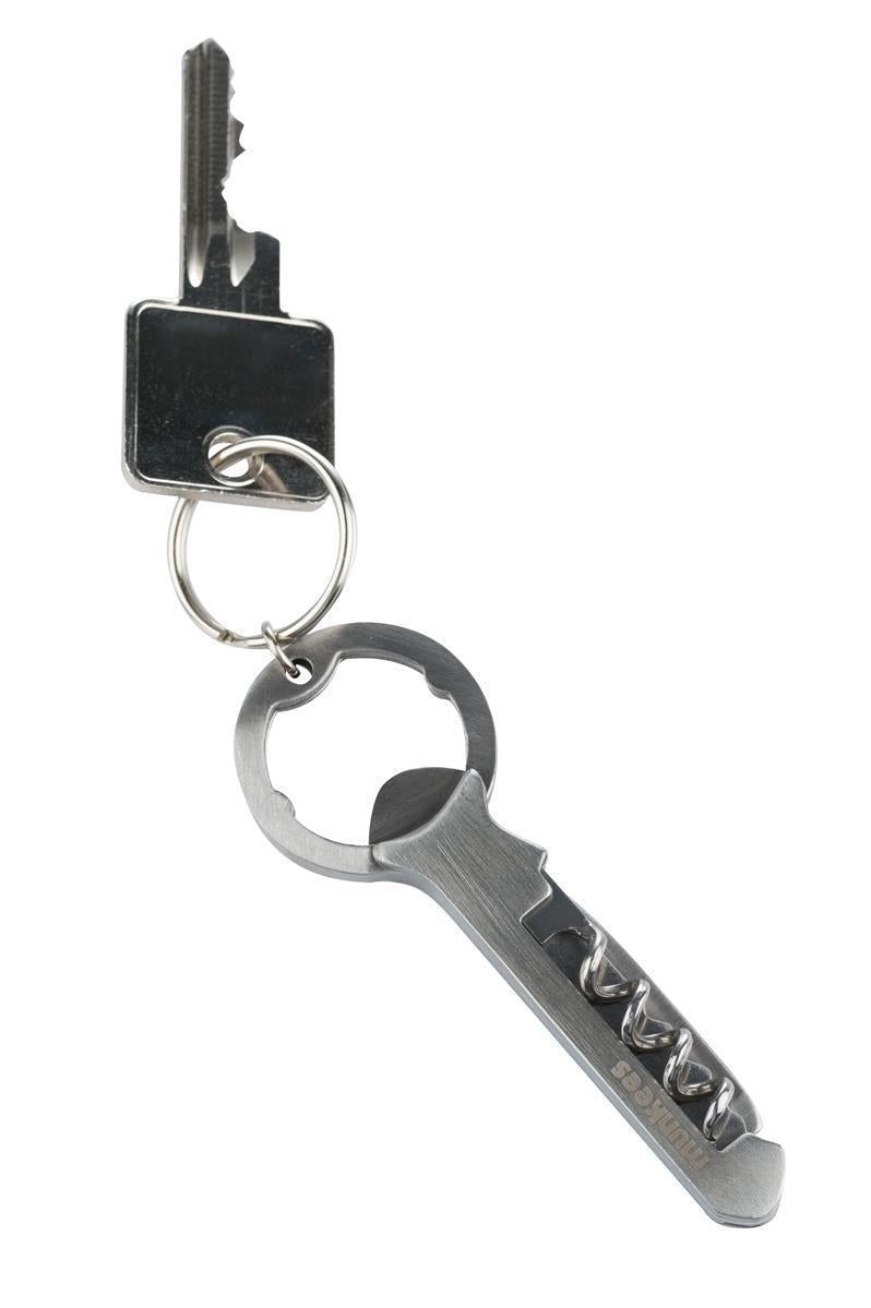 Munkees Korkenzieher mit geöffnetem Flaschenöffner und Folienschneider