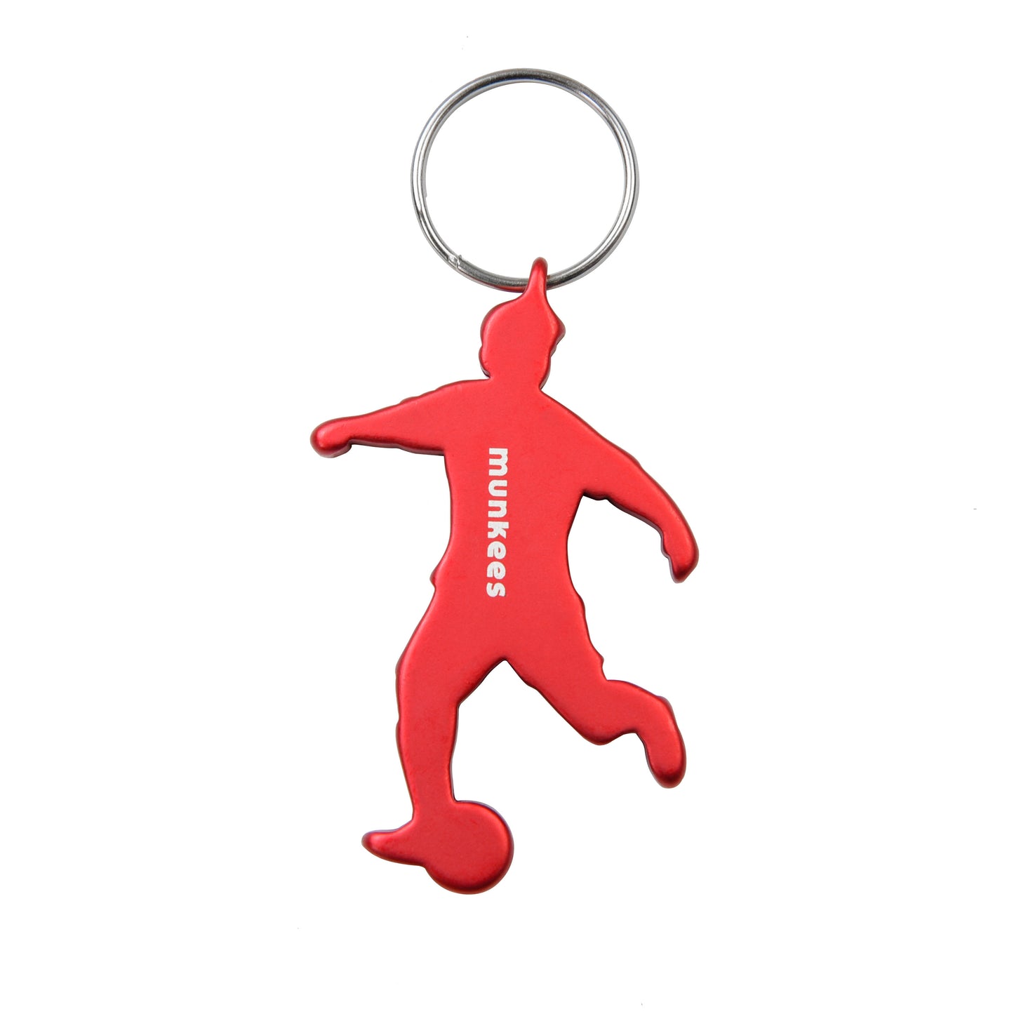 munkees Fußball-Schlüsselanhänger aus robustem Zinklegierung-Material