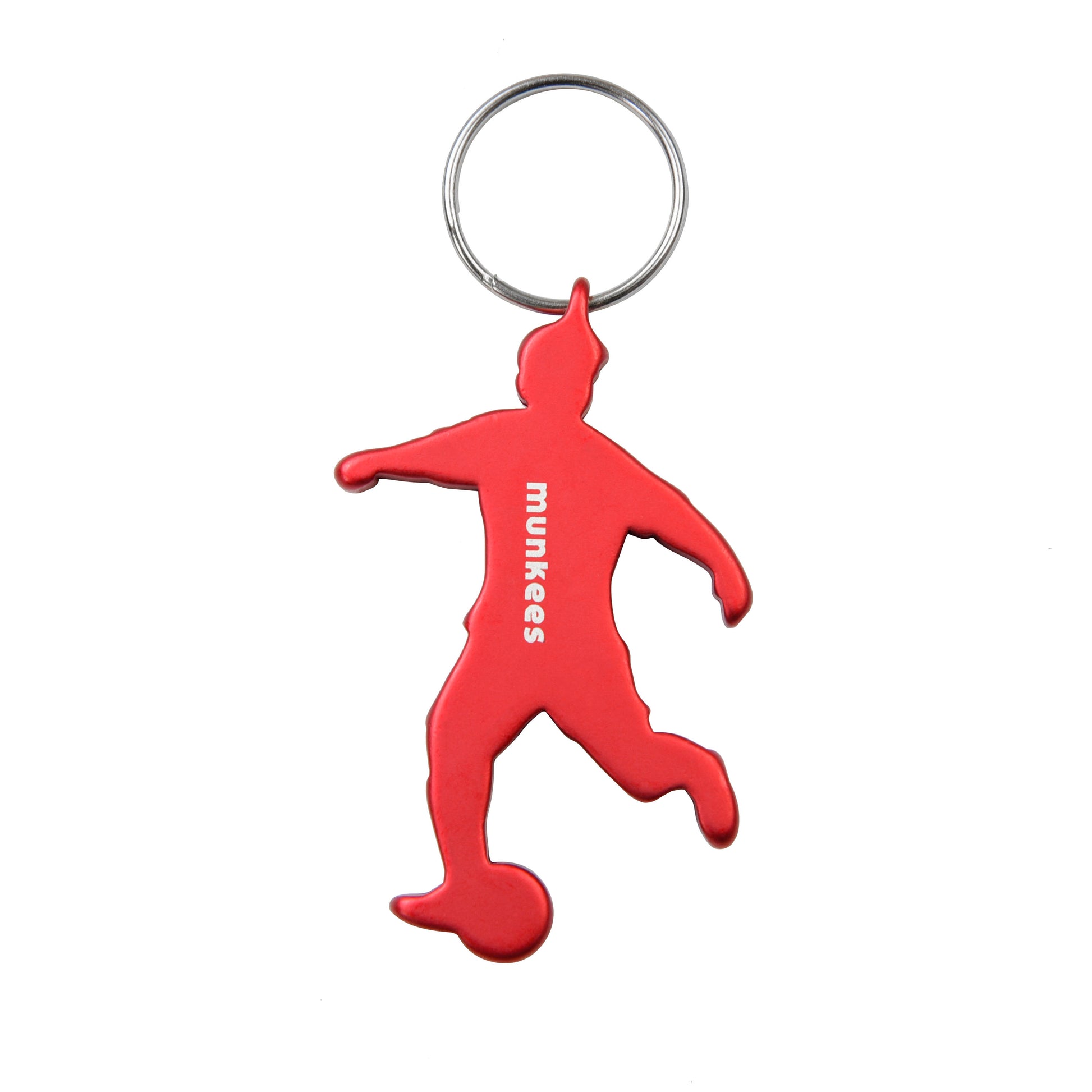 munkees Fußball-Schlüsselanhänger aus robustem Zinklegierung-Material