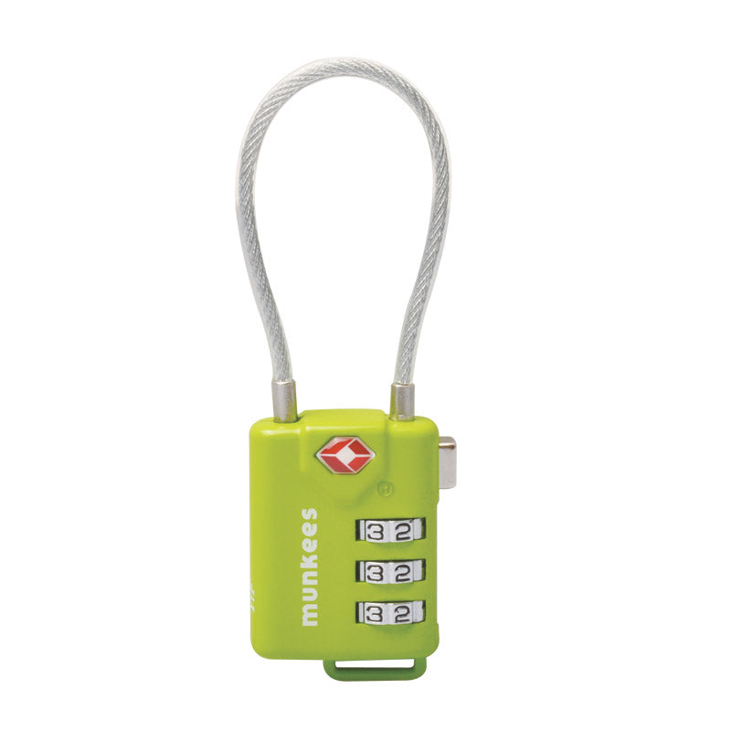 munkees TSA Zahlenschloss mit 3-stelligem Code