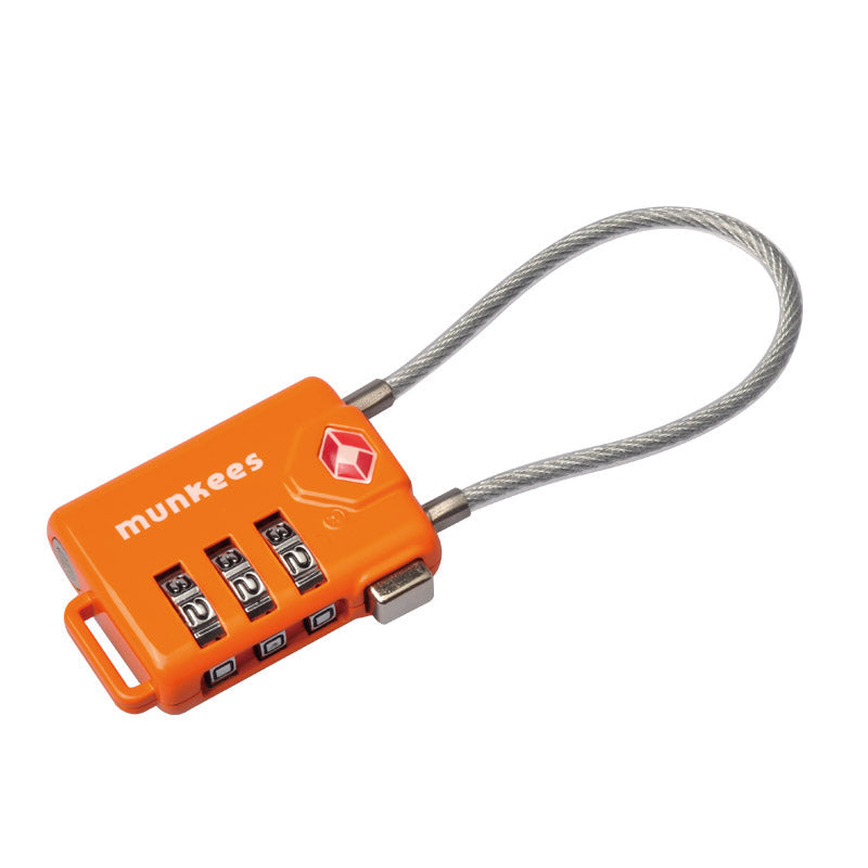 munkees TSA Zahlenschloss mit 3-stelligem Code